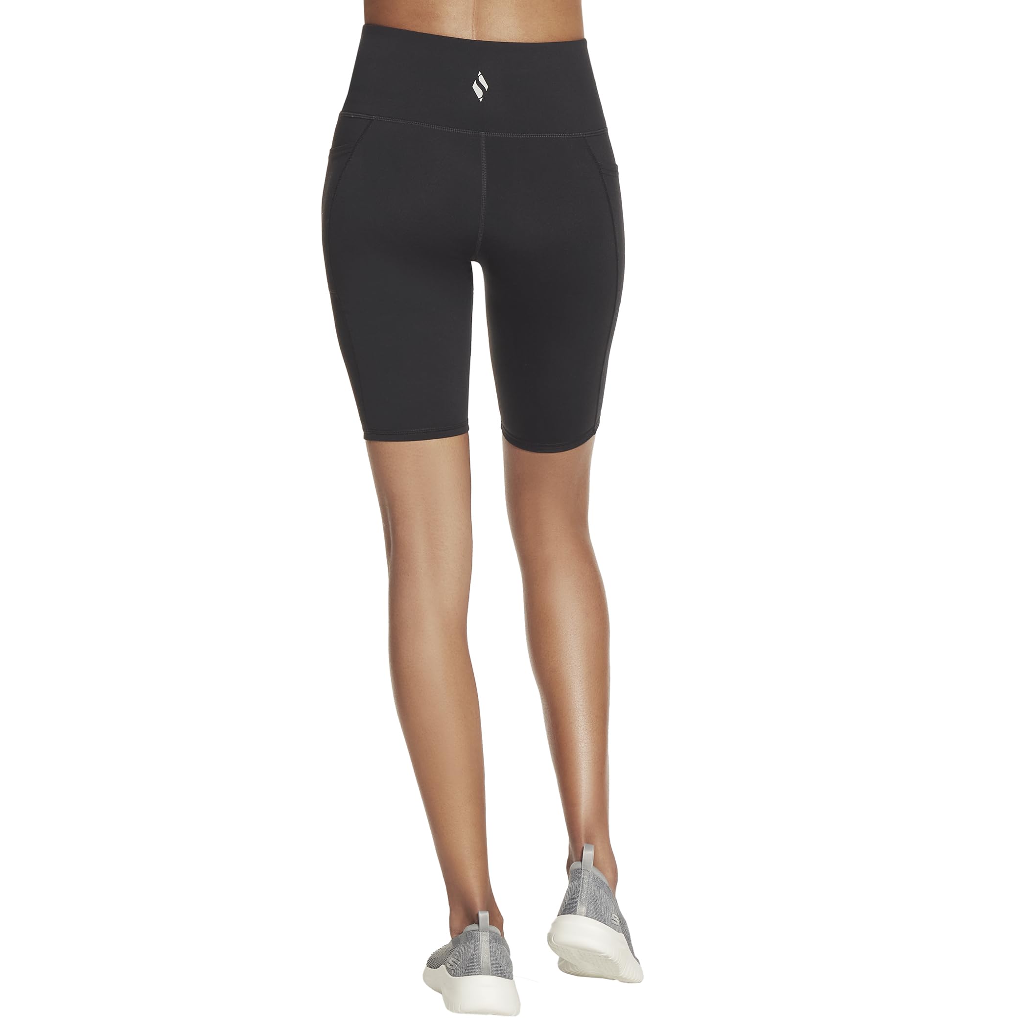 Skechers Gowalk High Waisted 10" Bike Short - Shorts - Short de Cyclisme Go Walk GoFlex 10" avec Poches - Femme