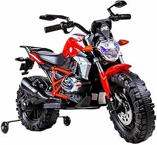 موتوسيكل كهربائي بعجلتين للتدريب من بيسي، أحمر XGZ608