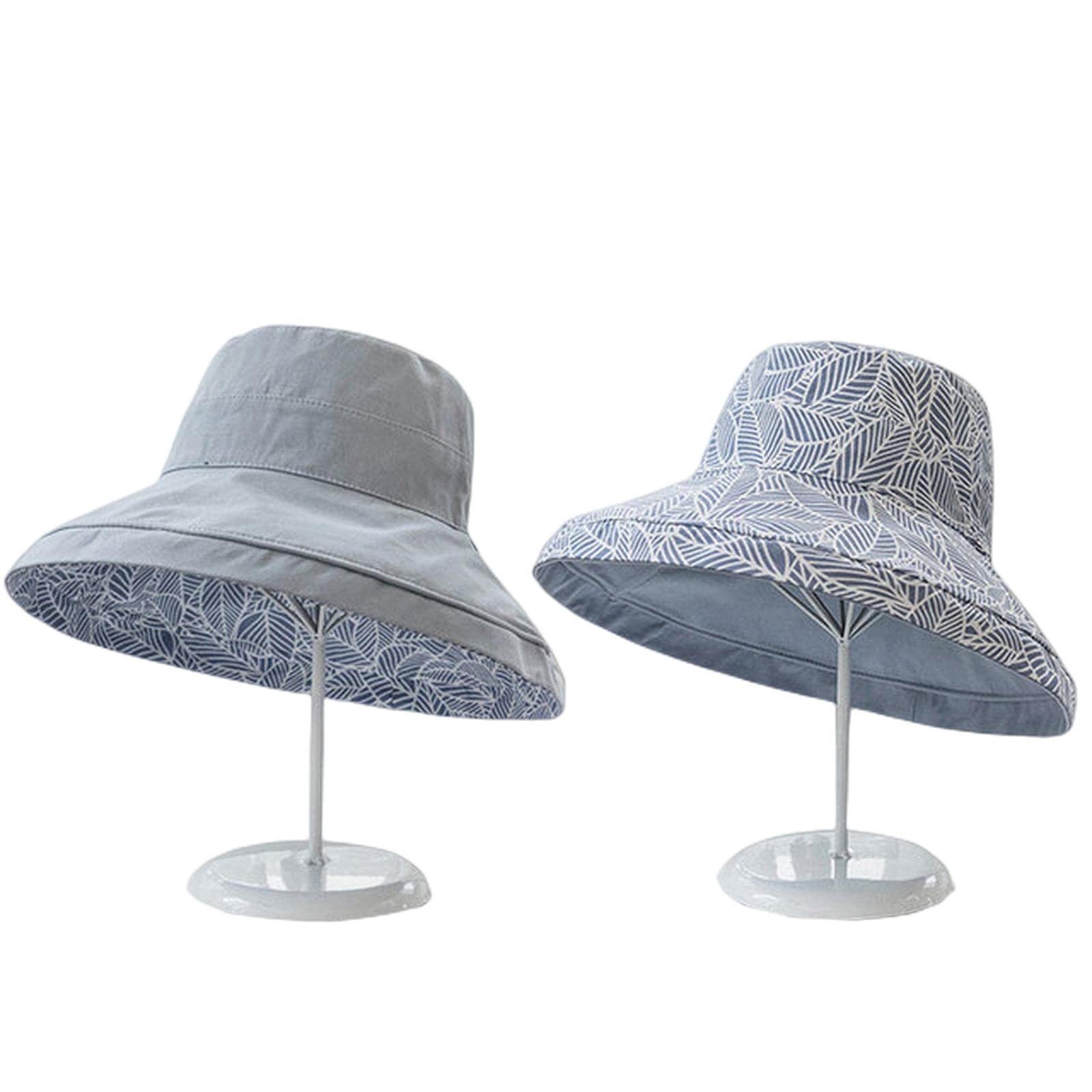 Chapeau bob printemps/été imprimé réversible soleil plage chapeau femme plein air voyage vacances pêcheur chapeau visière