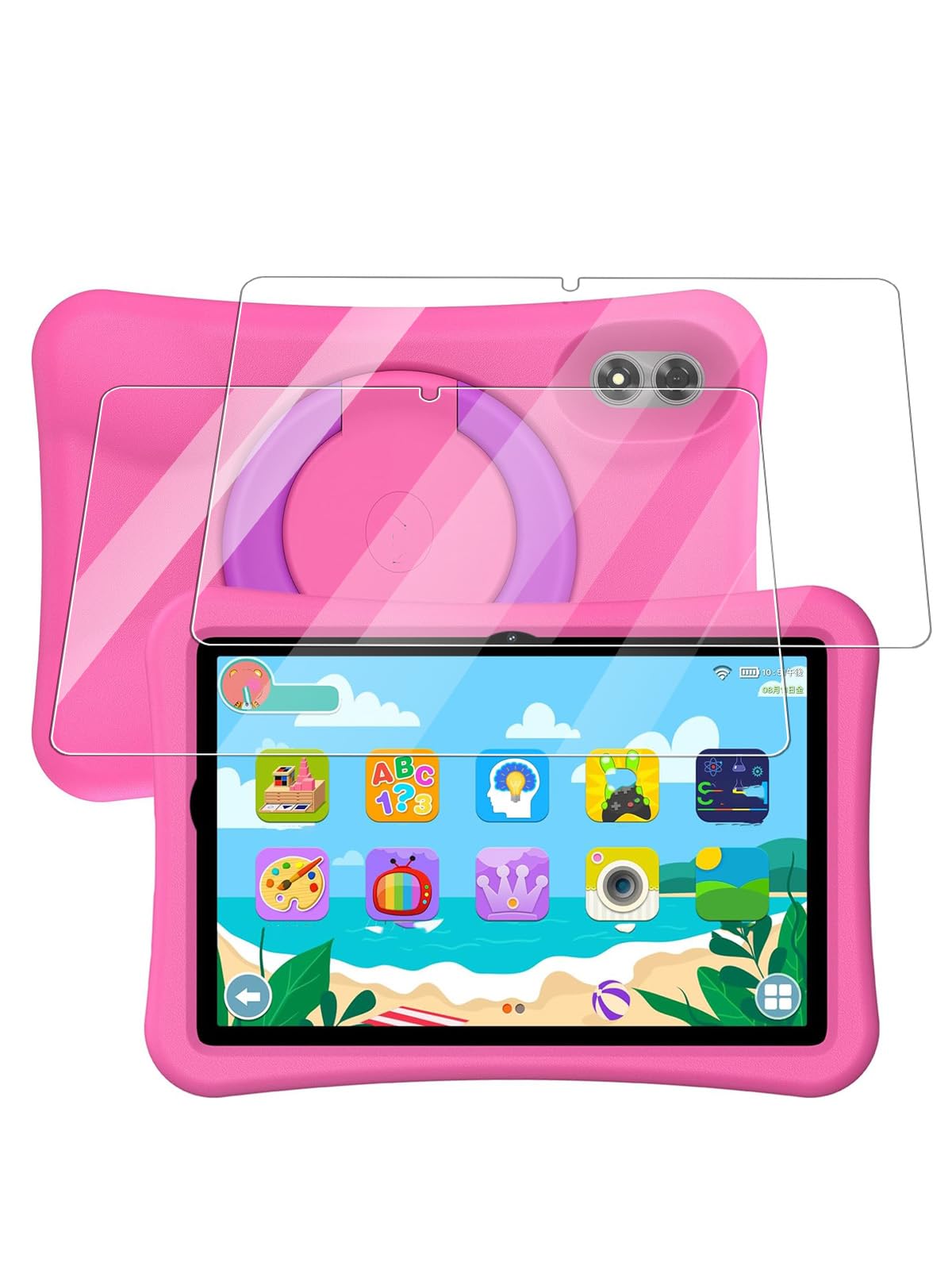 Screen Protector for UMIDIGI G1 Tab Kids Android 13 Tablet 10.1 Inch, Anti-Scratch 9H Tempered Glass Film Easy to Install, No Bubble, 2-Pack