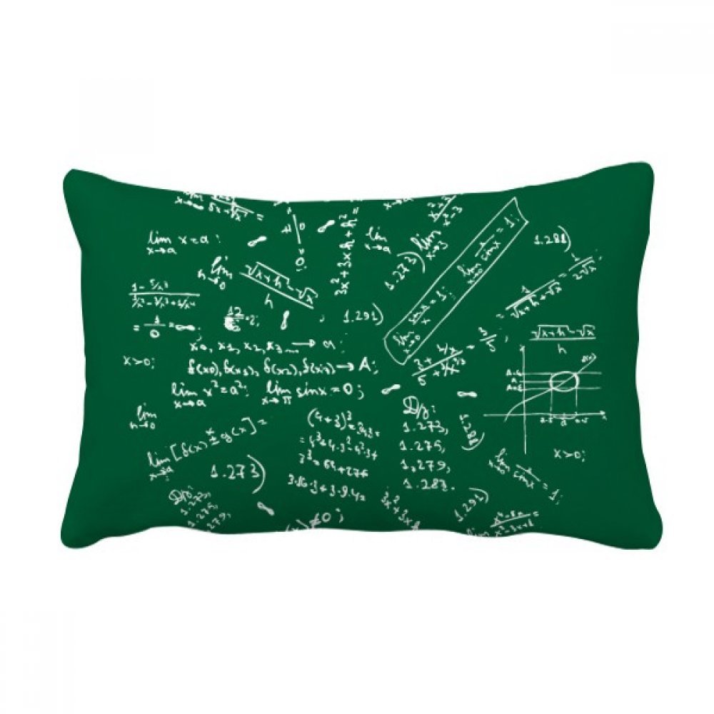 Coussin de mathématiques déco salon oreiller de soutien lombaire multicolore