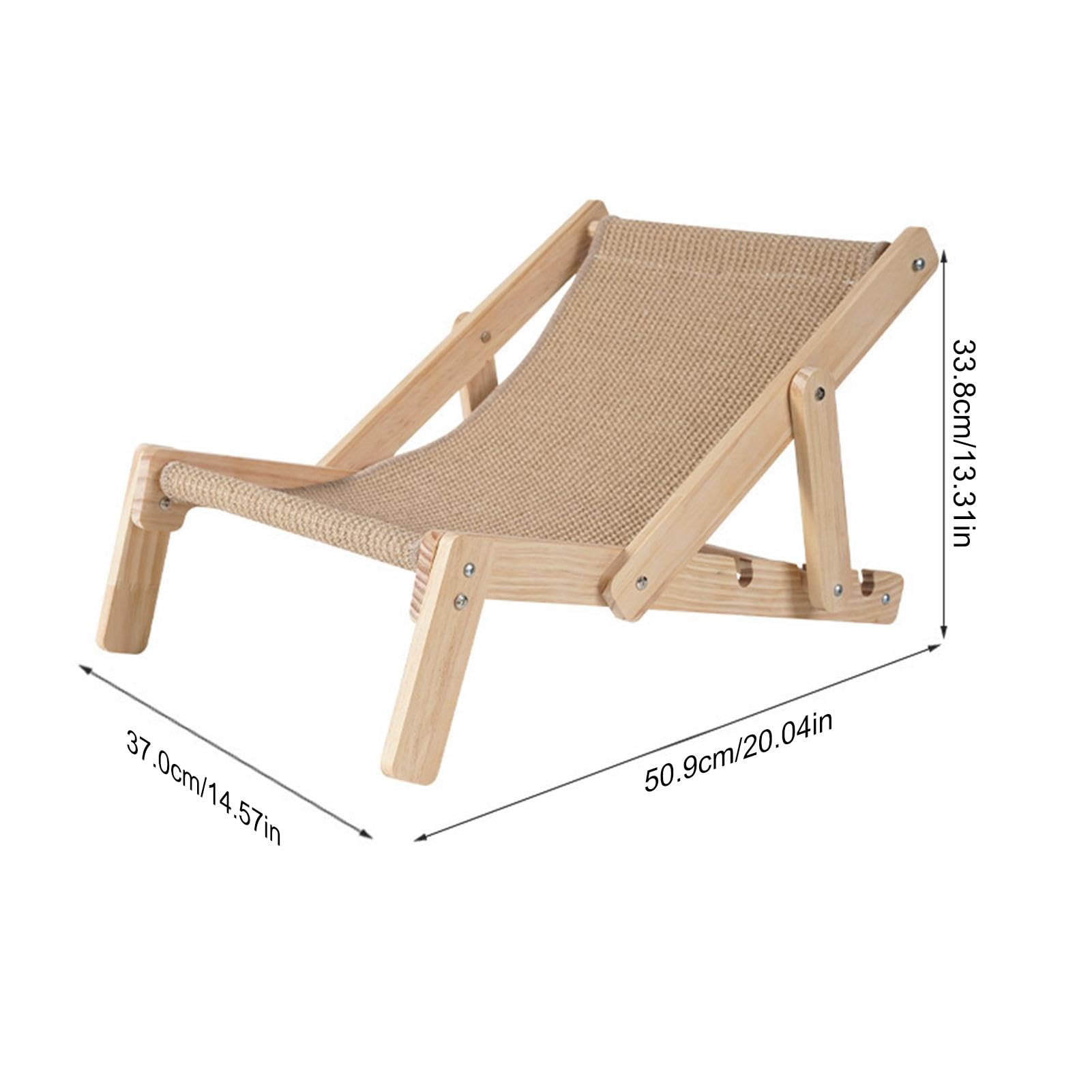 Cat Sisal Chair - Katzen Stuhl, Sisal Liegestuhl, Katzen Bett, Hochbett, Strandstuhl, Für Hunde