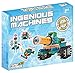 Robotic Kit for Kids Aged 6 7 8 9+, Ingenious Machines Remote Control Building Kits for Kids – TG633 Awesome Fun Build Your Own Robot Toy by ThinkGizmos (All Batteries Included)