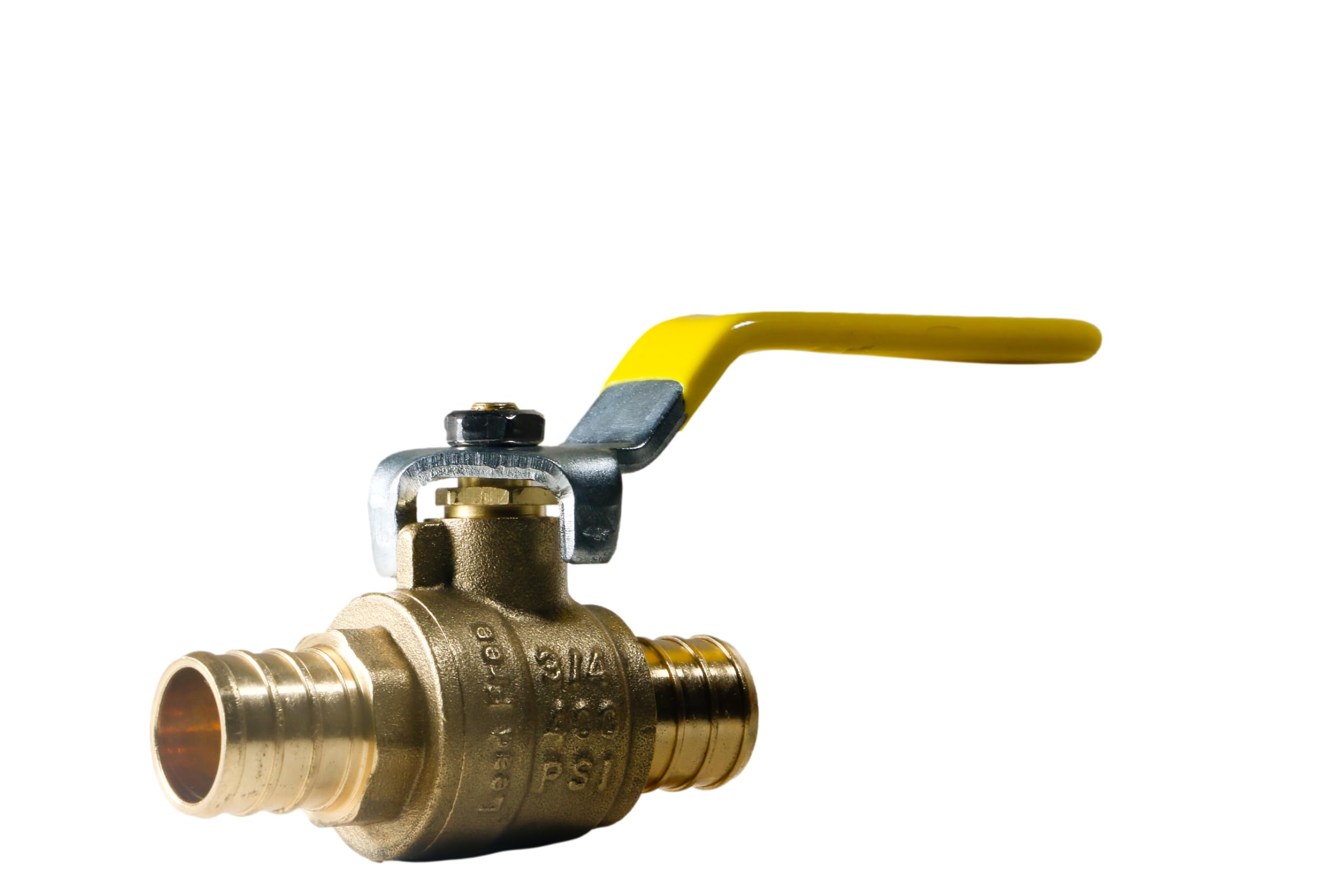 10 Stück 3/10,2 cm PEX Messing Full Port Shut Off Kugelhahn (bleifrei)