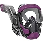 Seaview 180 V3 Full Face Snorkel Mask Adult- The V3 is The Perfect Snorkeling Gear for Adults- Snorkel Mask with 180 Panoramic Viewing and Up to 600% Easier Breathing- Patented Flowtech Air Intake