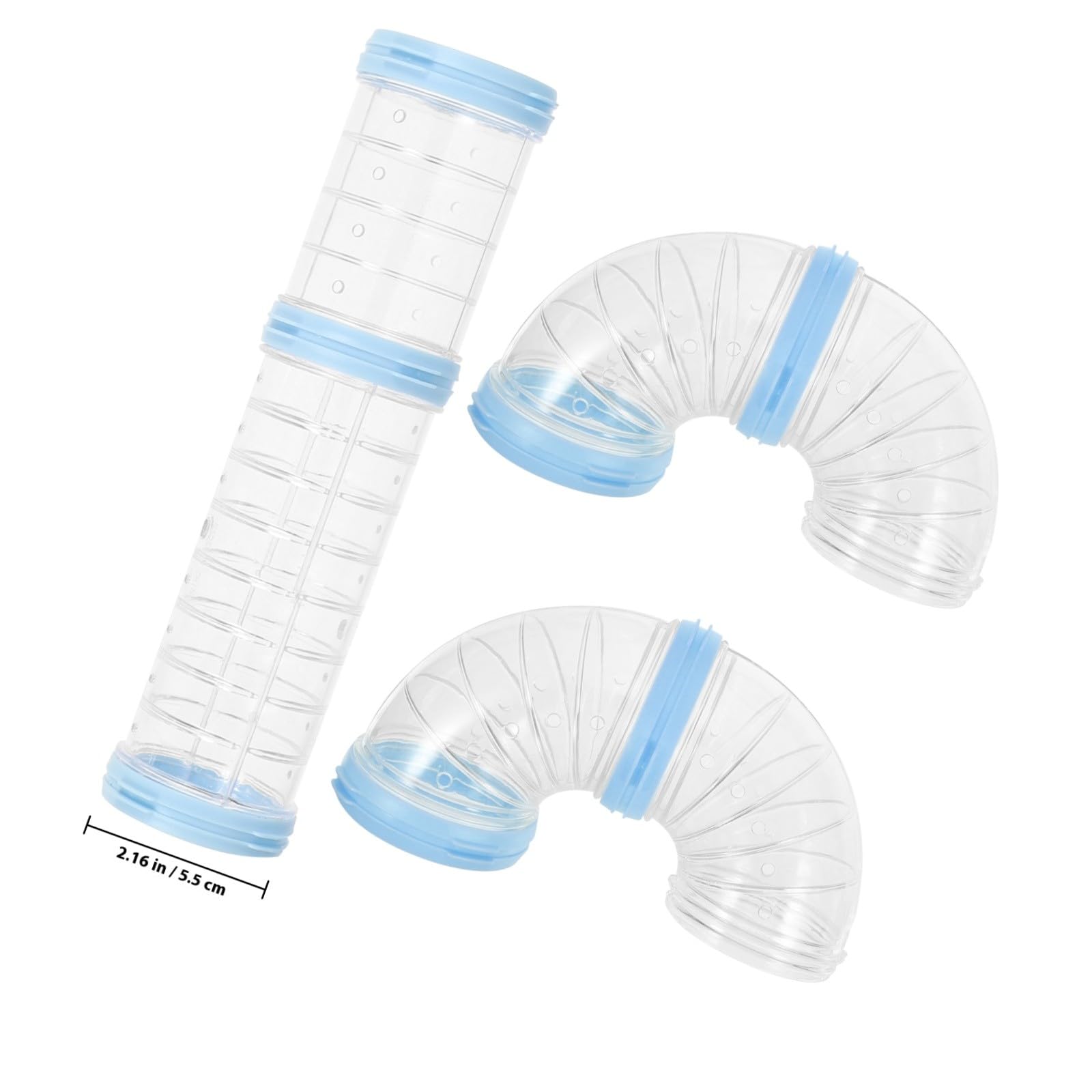 Hamster Tunnel Satz für Käfige Selbstgemacht Verbindung Transparent 2 Satz