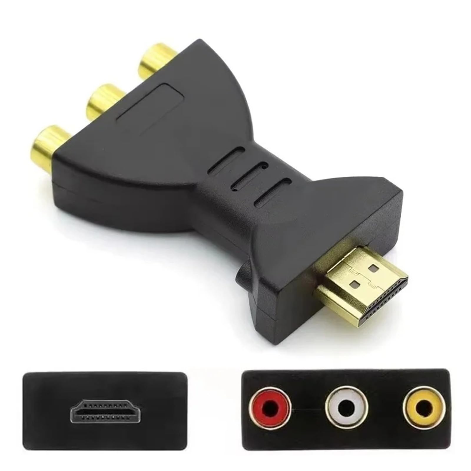 1080P HDTV to AV Adapter 3RCA Converter HDMI to RCA for DVD TV