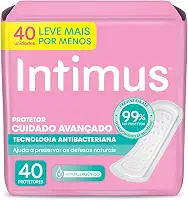 Protetor Diário Intimus Antibacteriana - 40 unidades