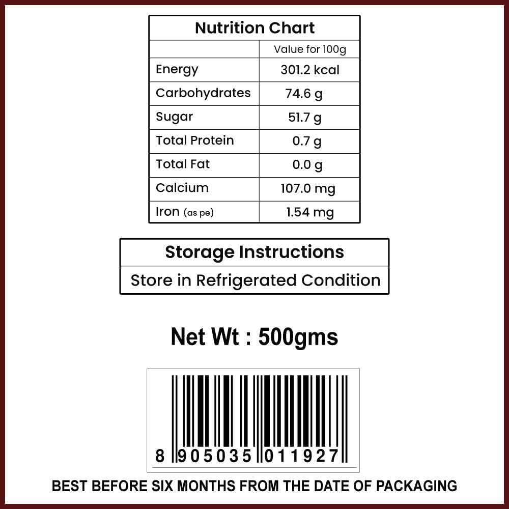 ZANGO Gajapati Date Palm Jaggery Blocks - 500gms | Pure Natural Jaggery | No Added Sugar