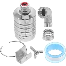 Stainless Steel Water Tank Float Valve Automatic Water Level Controller with Adapters for Pools Ponds Prevent Overflow and Pump Dry Burn Protection