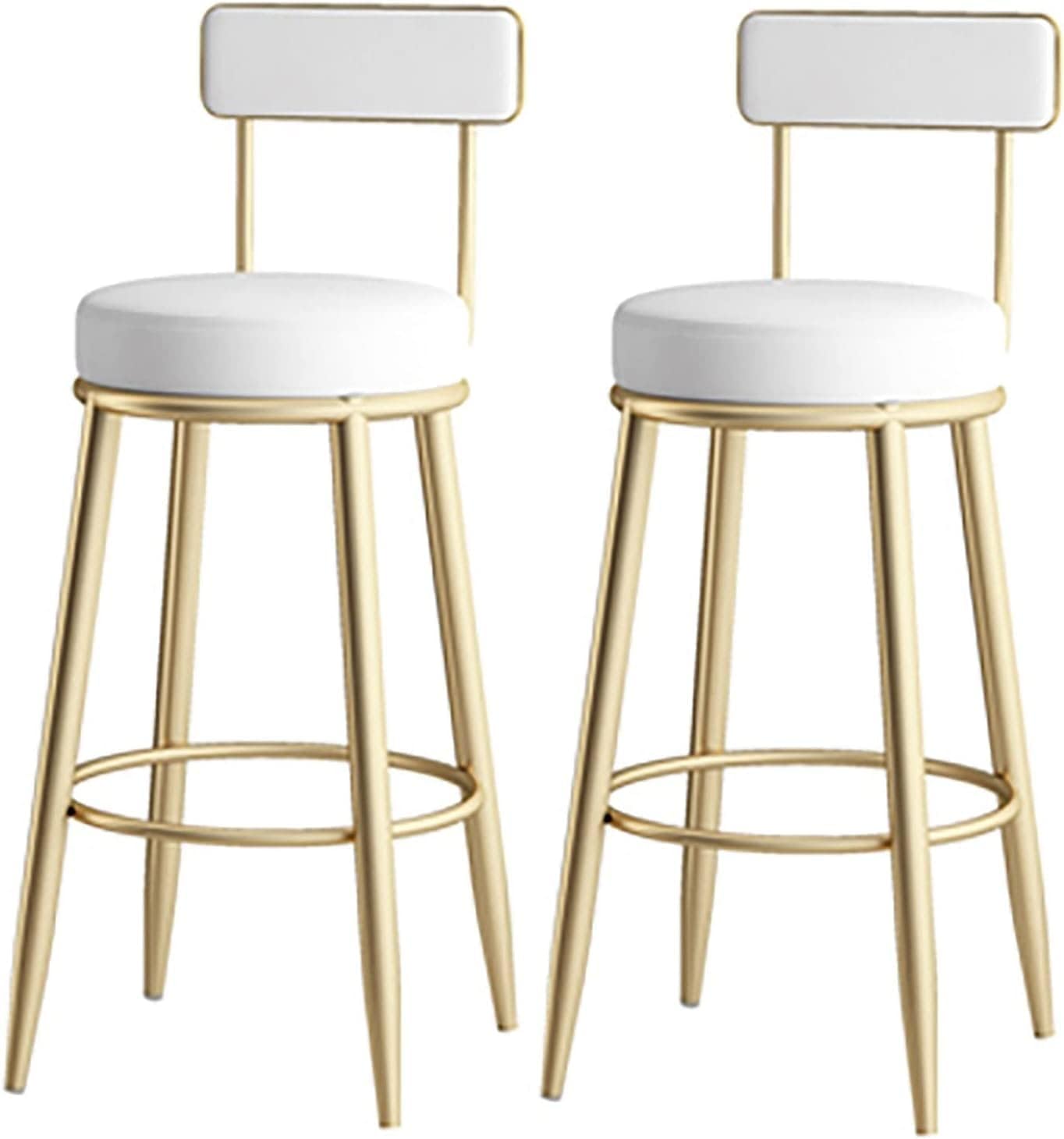 Tabourets de bar ergonomiques contre le mal de dos avec dossier haut pour îlot de cuisine
