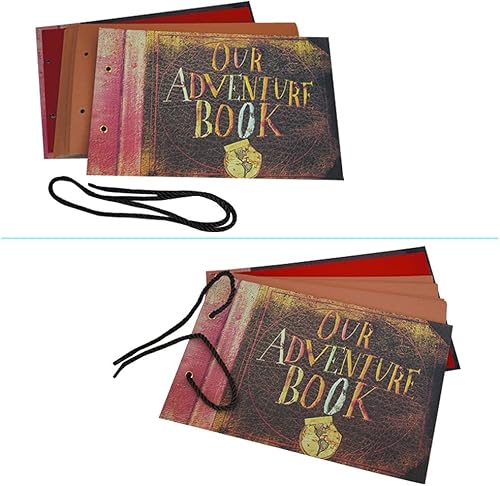 Miniatura 7 de Álbum de fotos de aniversario, álbum de fotos de boda de 11.6 x 7.5 pulgadas, 80 páginas, incluye 5 postales y 5 esquinas autoadhesivas multicolor