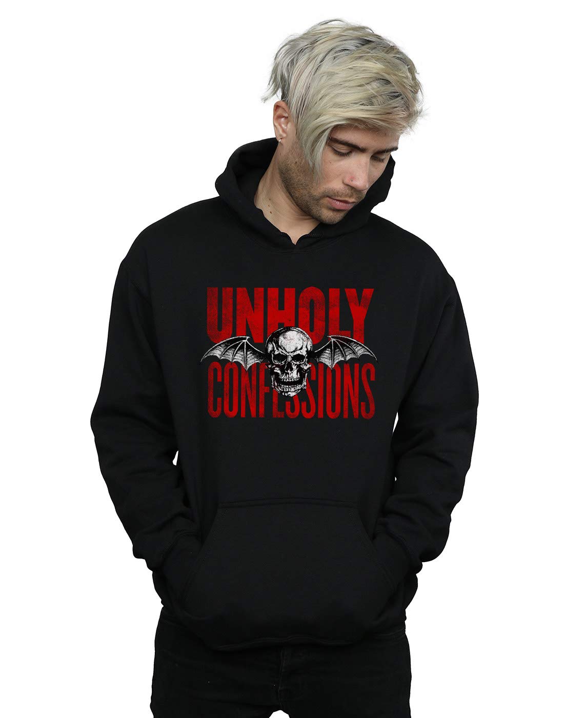 Absolute Cult Avenged Sevenfold Men's Unholy Confessions Hoodie Black Medium