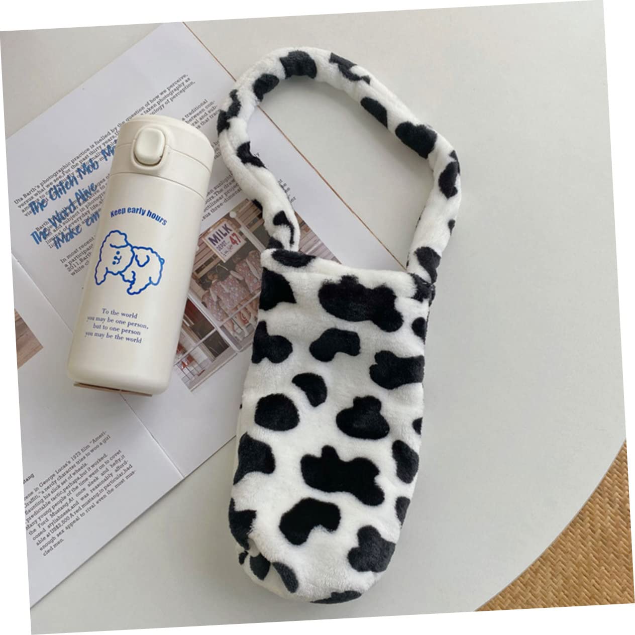 ifundom 5piezas Funda Portátil De Vaca para Botellas De Agua Aislante Térmico y Antiescaldaduras para Deportes y Viajes Ligera y Práctica Compatible Botellas De Inoxidable