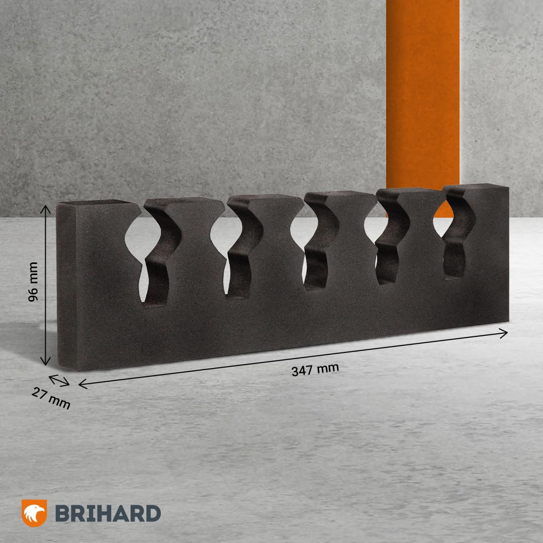 Supporto Magnetico per 5 Armi, Staffa Magnetica a Tripla Forza, Supporto Regolabile per Fucili e Pistole, Conservazione Sicura, Organizzatore per Armadio - Accessorio