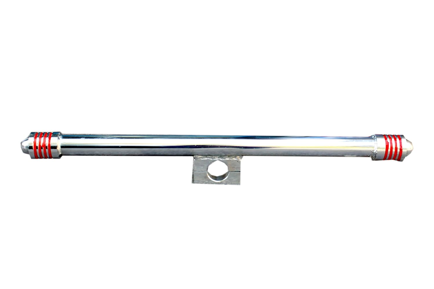 Chrome & Red Single Rod Crash Guard for Royal Enfield Amazon.in Car