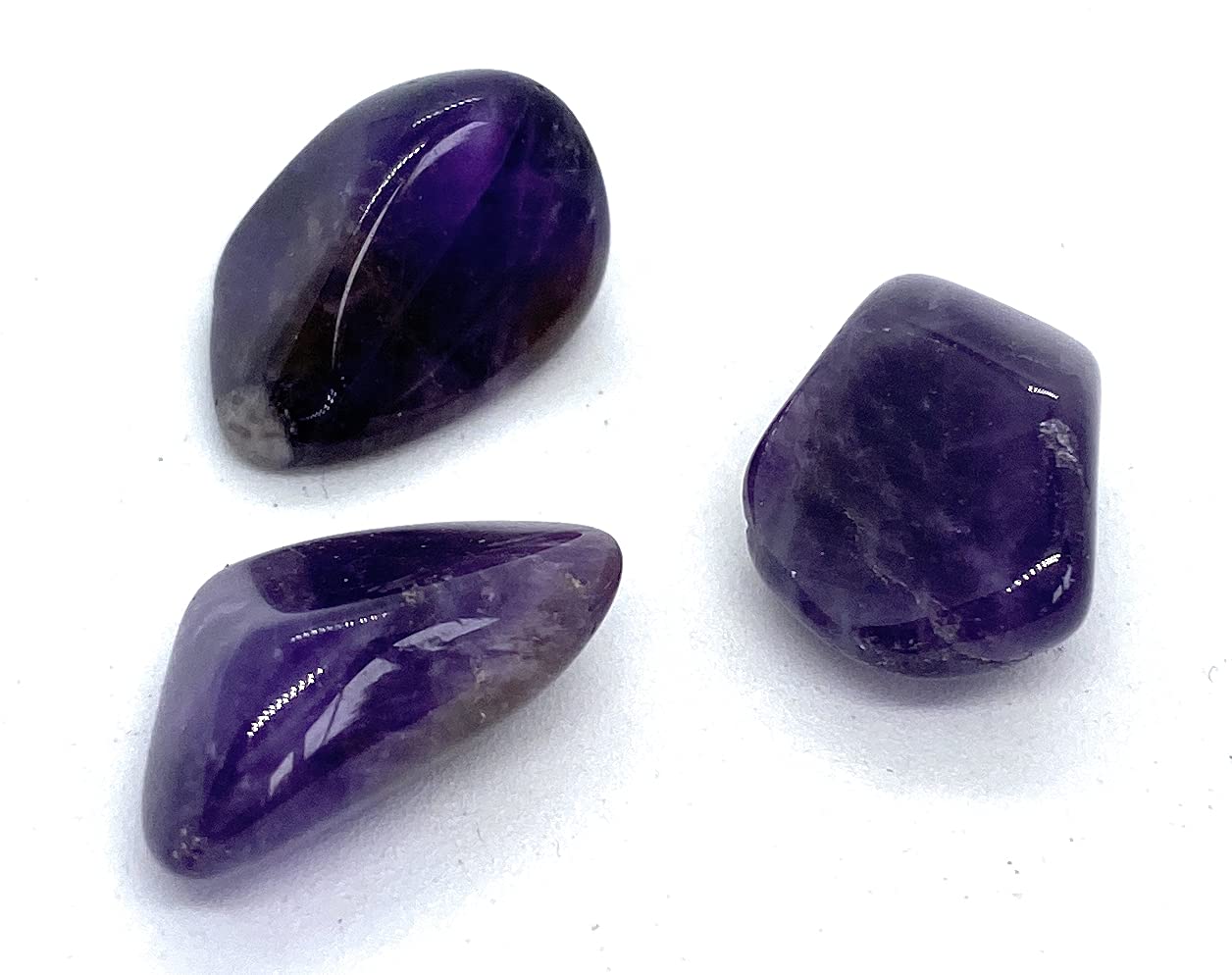 Amethyst Crystal Small Tumbled Stones - 3 pc