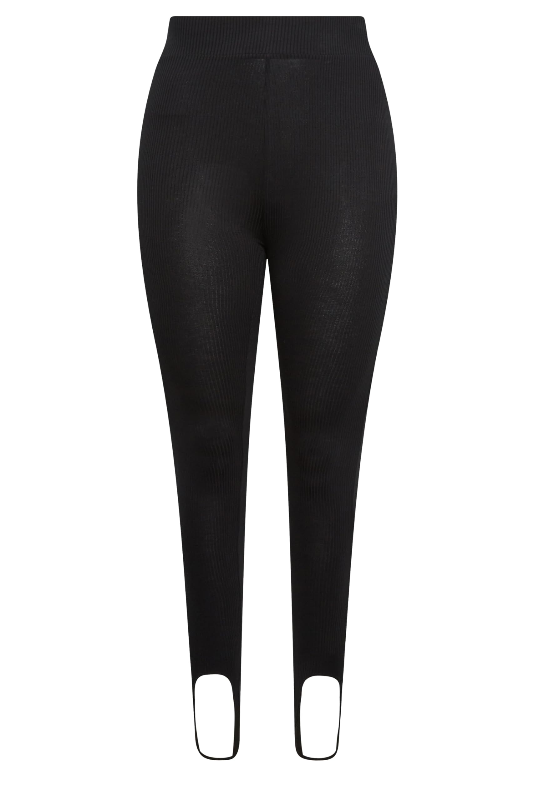 YoursCurve Ribbed Stirrup Leggings - Women's - Plus Size Curve