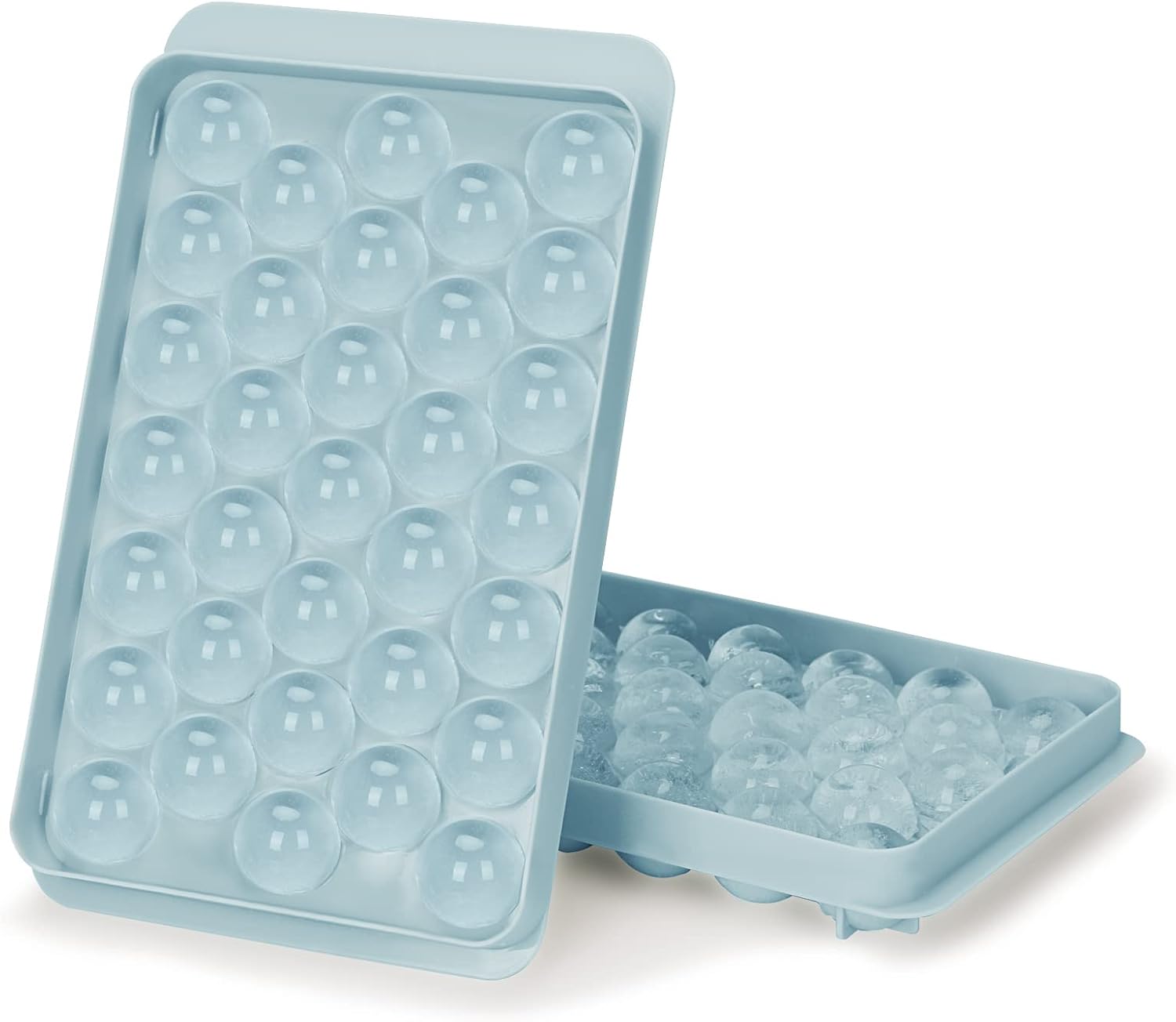 WIBIMEN Round Ice Cube Tray,Ice Ball Maker Mold for Freezer