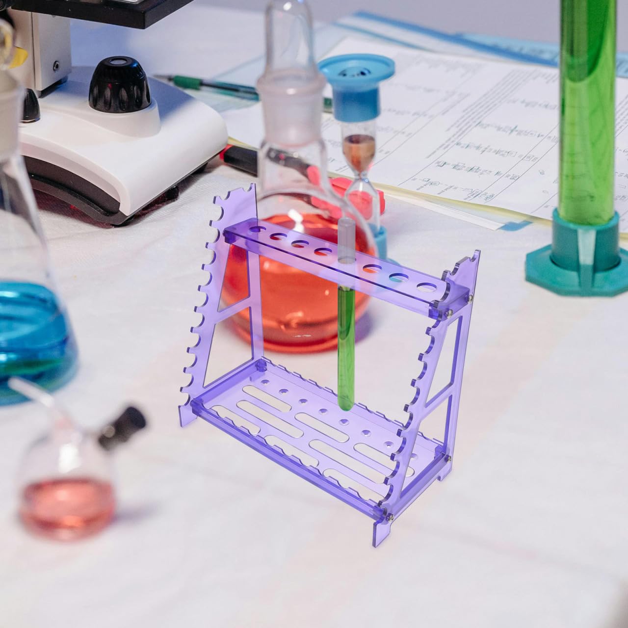 iplusmile Pipettenhalter T-Form 9.53 x 8.66 x 4.37 Zoll Abnehmbar für Übersichtliche Organisation & Schnellen Pipettenwechsel – for Labor, Wissenschaftliche Experimente, Studium