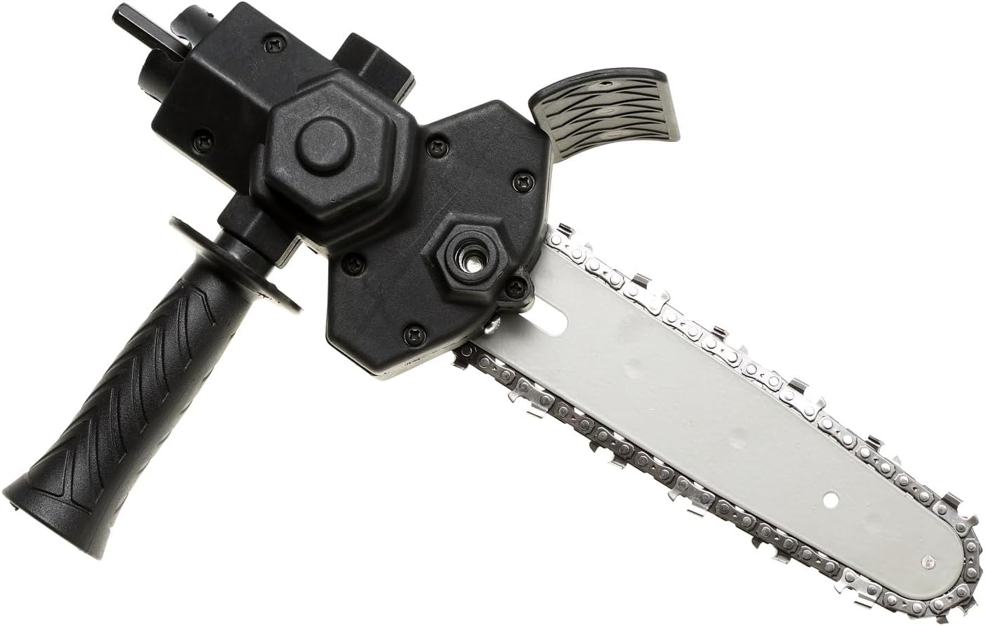 Electric Drill Chainsaw, 6 Inch Electric Drill Modified To Electric Chainsaw Drill Attachment