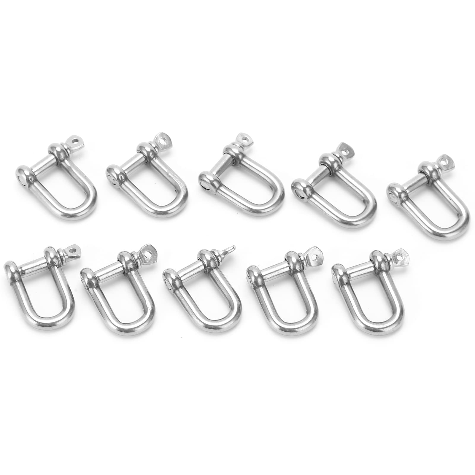 Breaking D Rigging Shackle Hooks, Stainless Steel M5 Straight Straight D Shackle for Ships for Household Applications