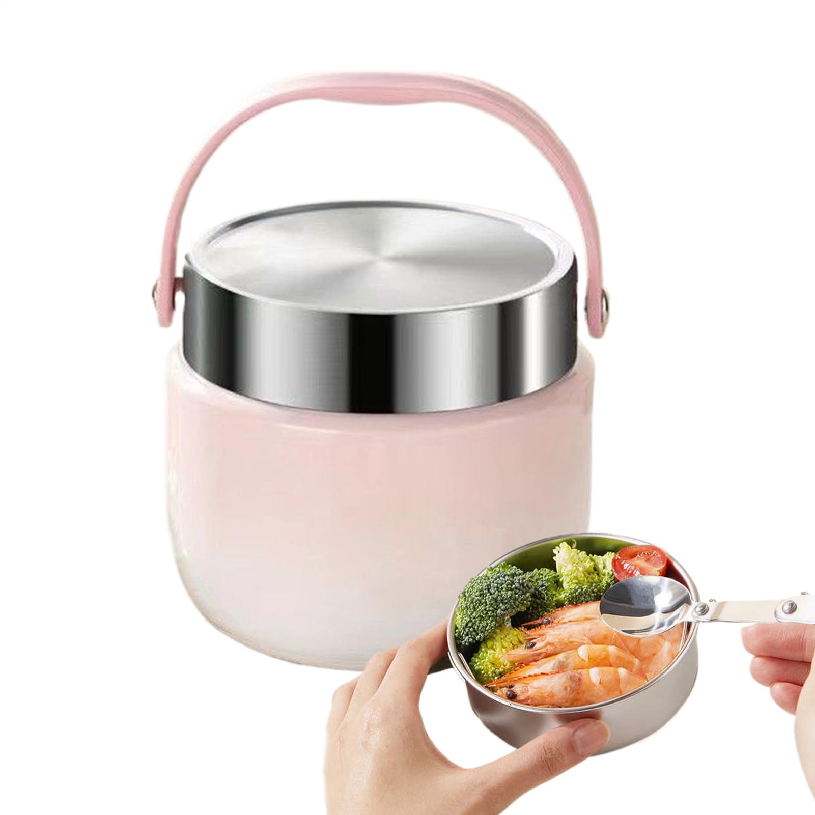 Térmica para Comida Caliente Tarro Termico Reutilizable Impermeable De 1200