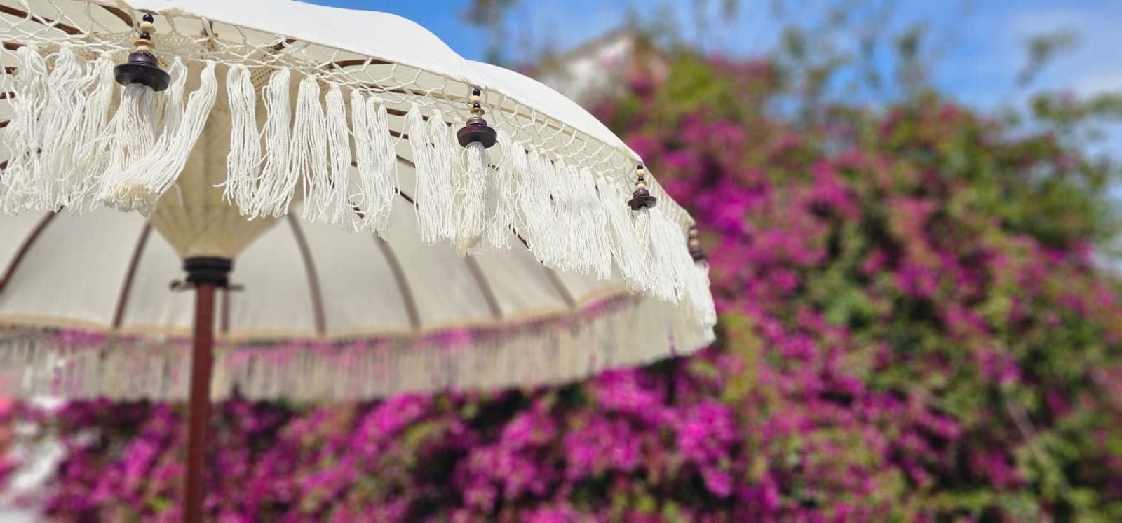 Ombrellone Balinese Parasole 2 Metri Diametro