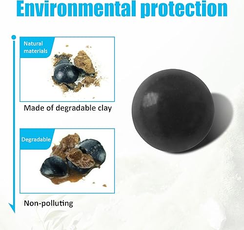 Miniatura 3 de L Continue 1000 piezas de diámetro 12 pulgadas de diagonal, bola de arcilla dura biodegradable.