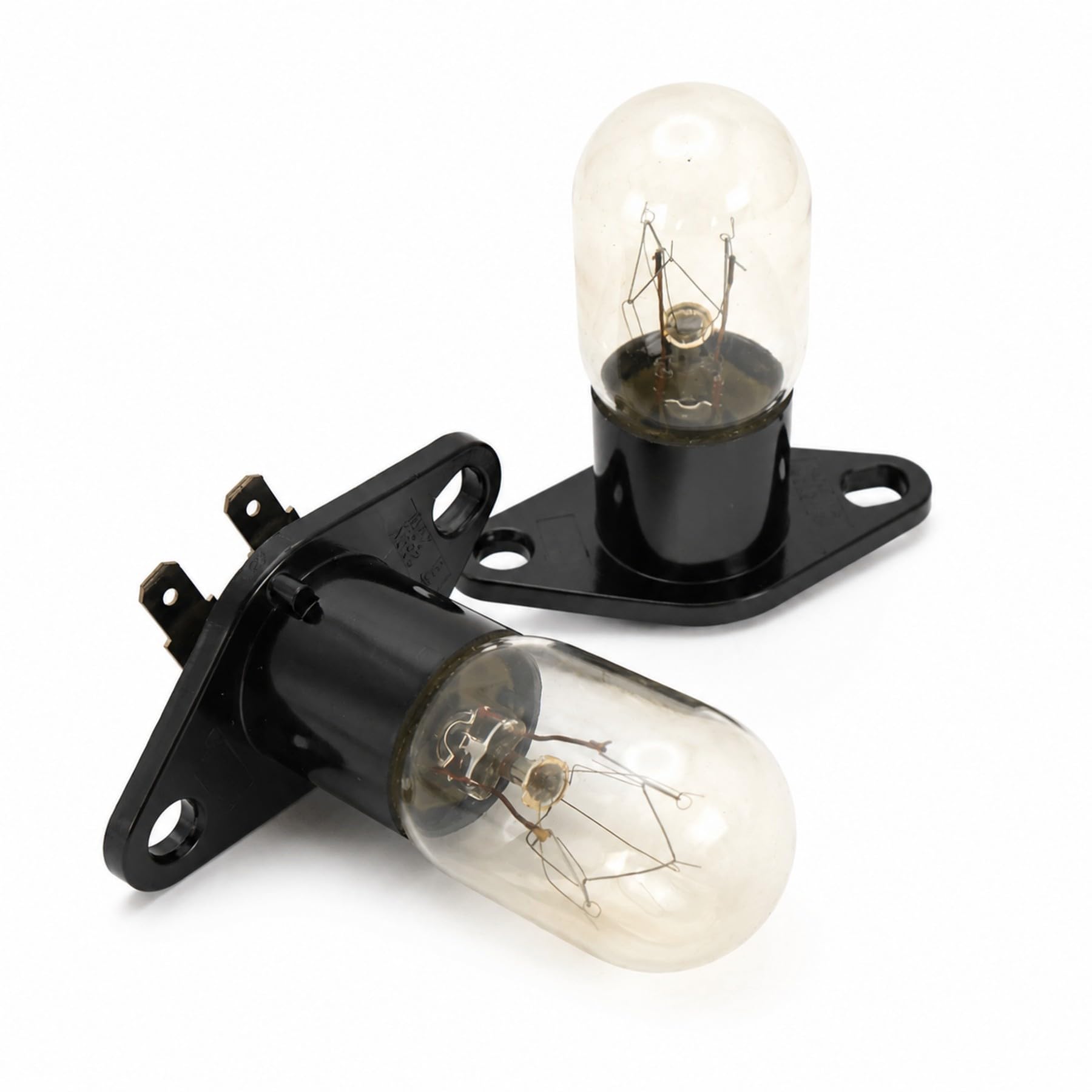2er-Pack Mikrowellenlampen, 2A, 250V, 20W, kompatibel mit verschiedenen Modellen