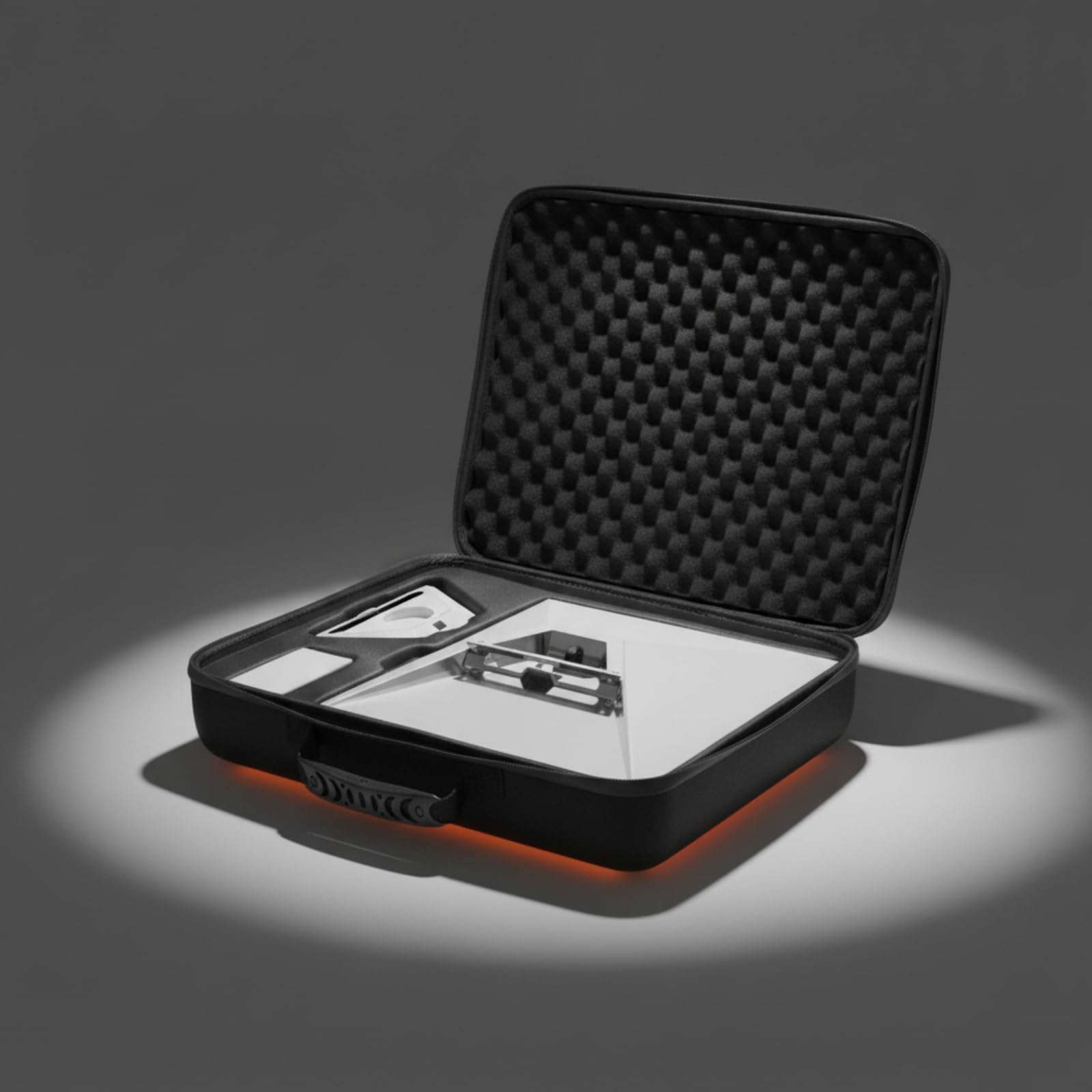 Custodia Rigida Gps Case Valigetta Protettiva Scatola Porta Dispositivo Borsa da Trasporto Astuccio Antigraffio con Rivestimento a Nido d'Ape E Doppia