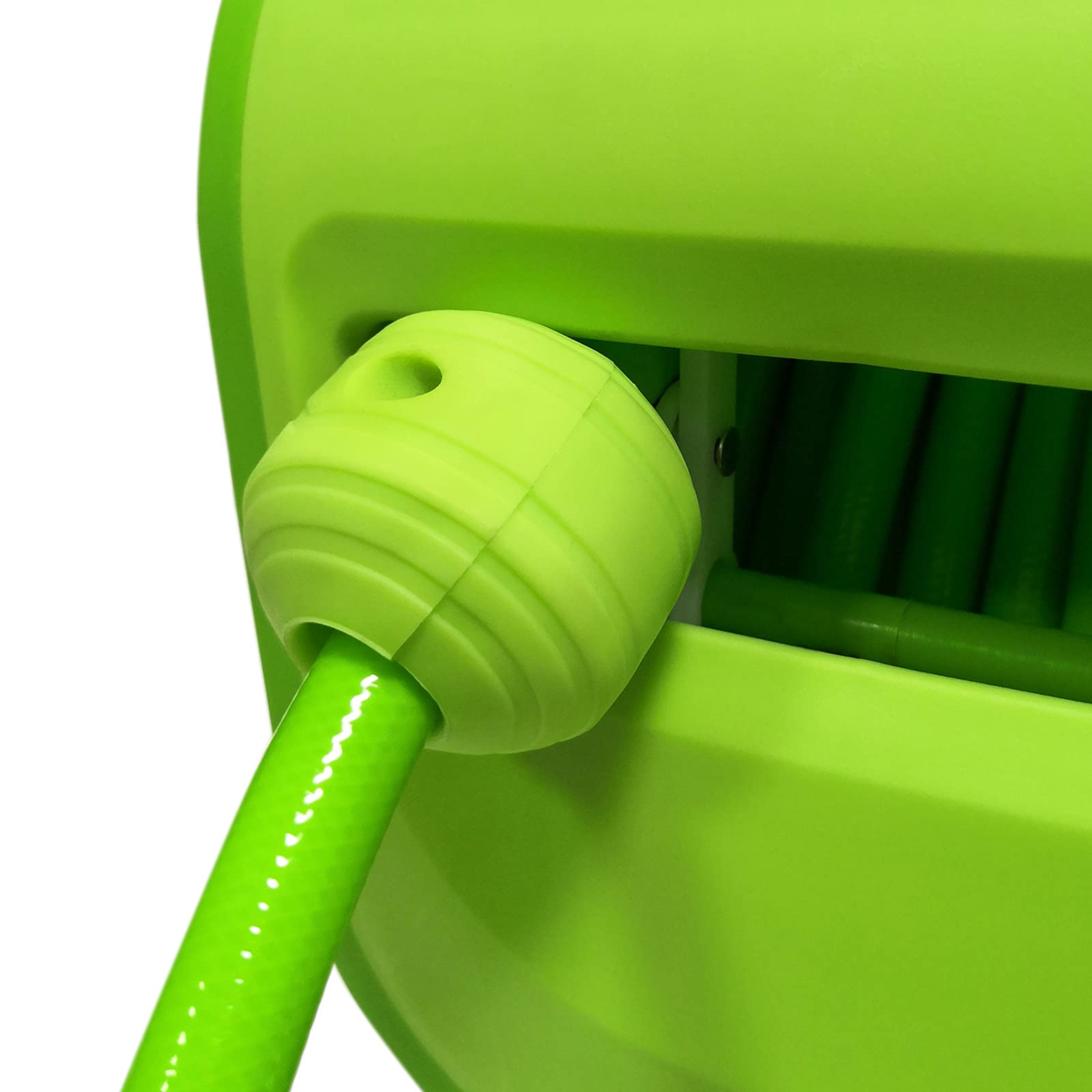 LZQ Enrouleur de tuyau d'arrosage 20 m + tuyau de 2 m - Raccord 3/4" - Orientable à 180° - Pour jardin, irrigation, lavage de voiture