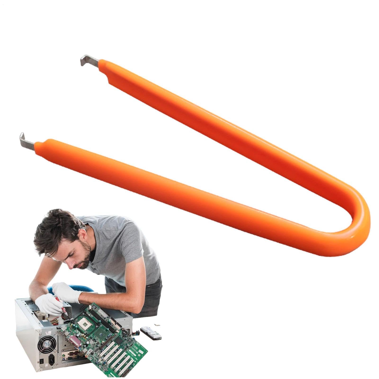 Estrattore IC isolato - Pinza a clip antistatica a forma di U, estrattore di chip IC multiuso, strumento di rimozione di componenti di circuito, strumento sicuro ESD per chip ICS integrati
