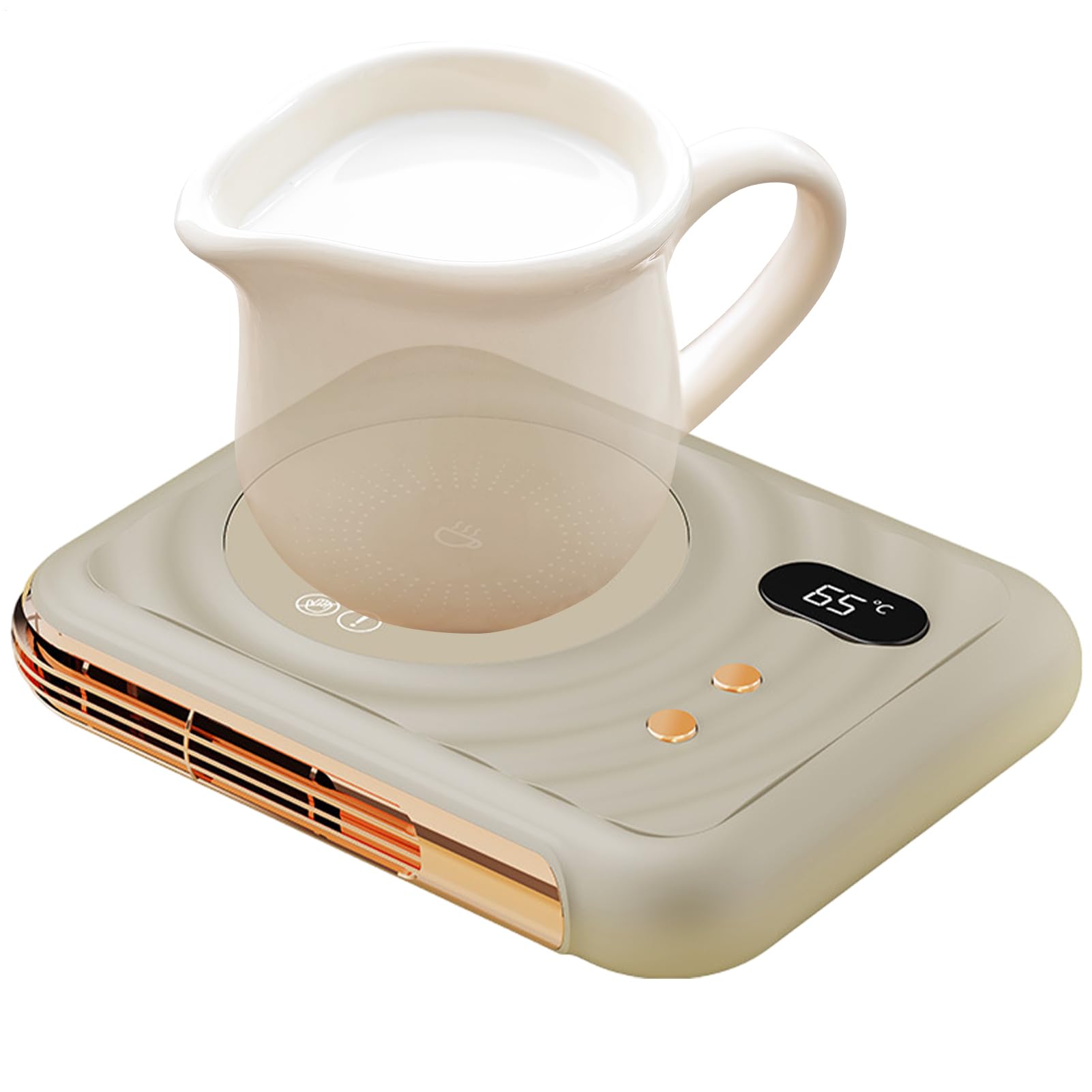 Calentador de tazas de café eléctrico con 3 niveles de temperatura para escritorio y oficina