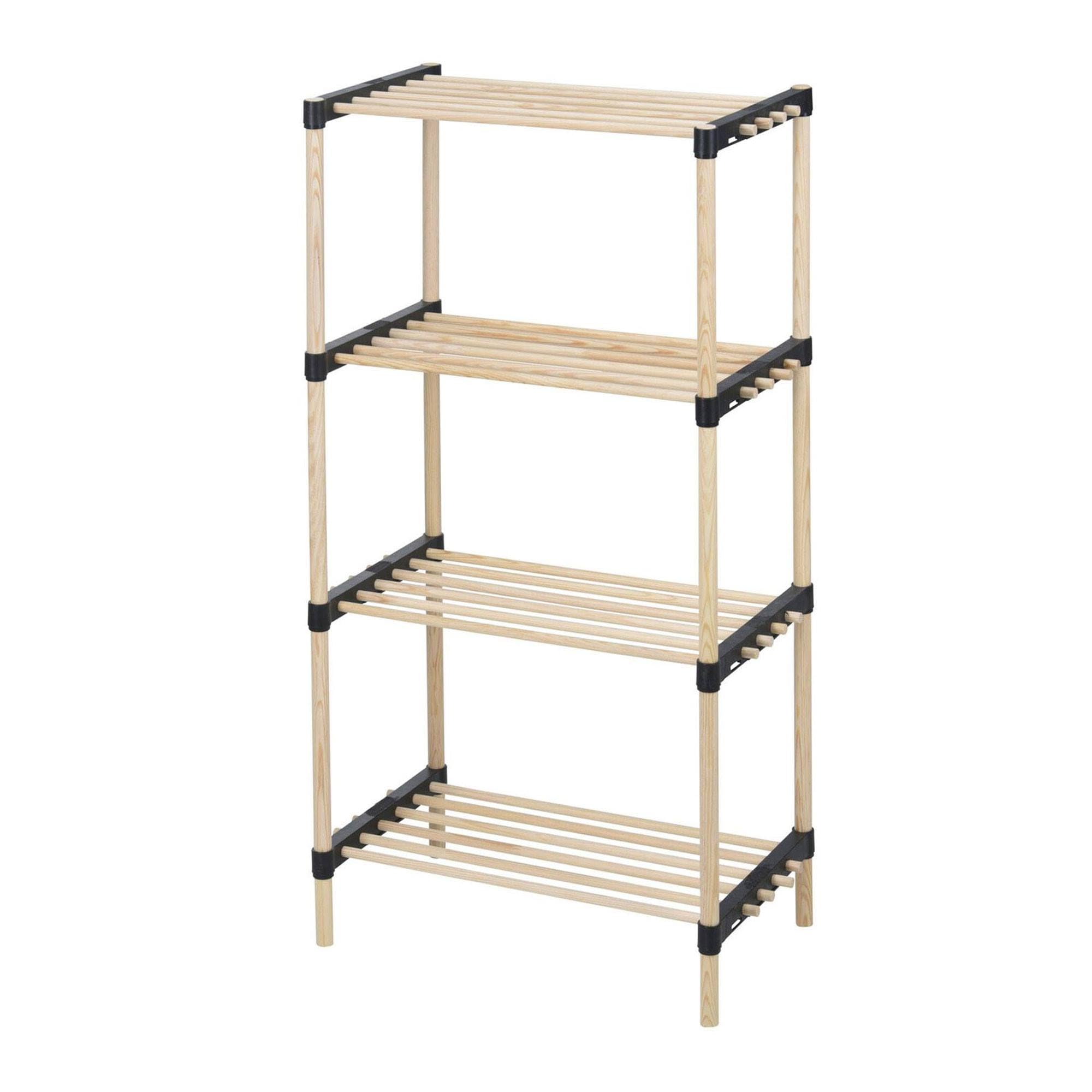 Meuble à chaussures Well Home 4 niveaux pour organiser une entrée familiale avec style