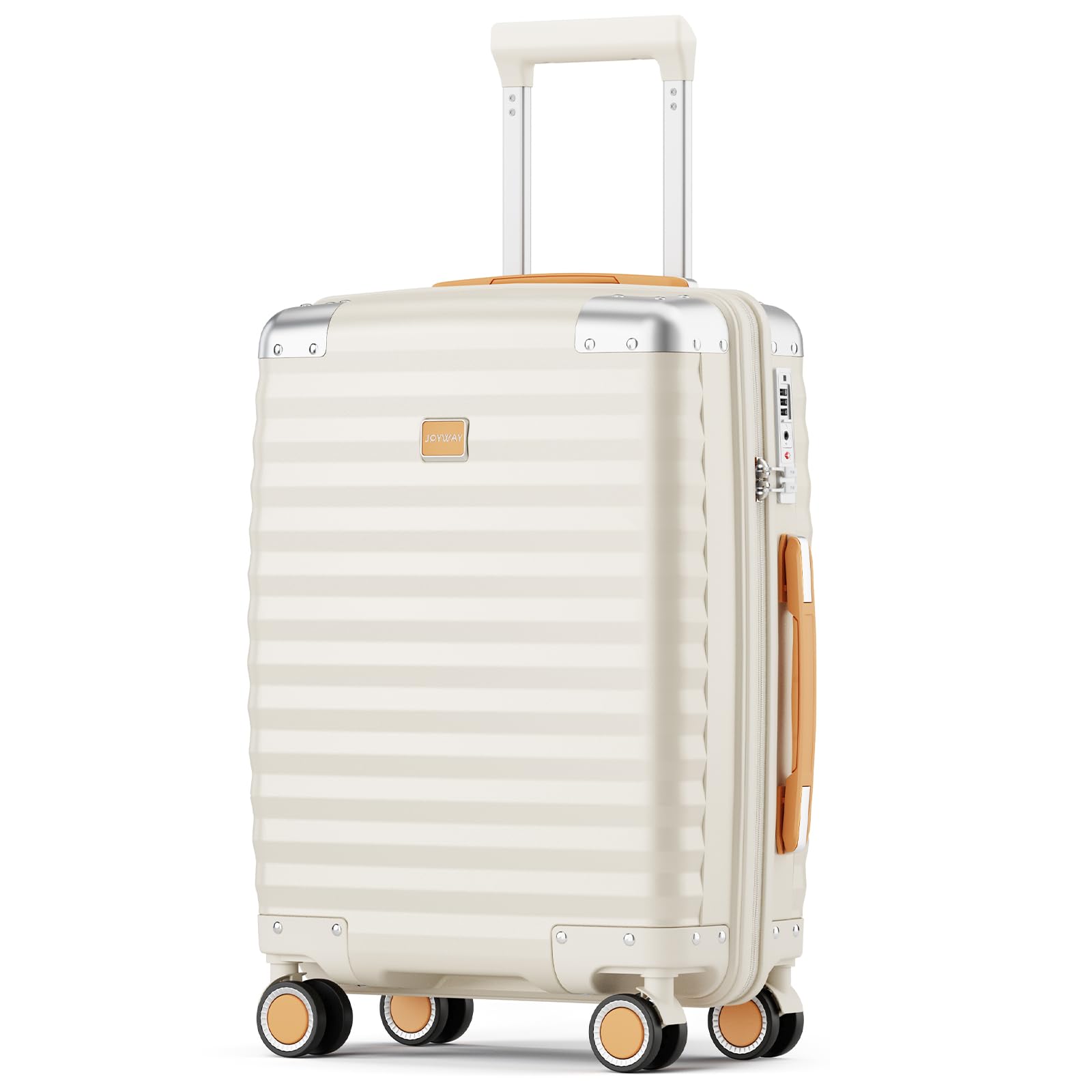 Joyway 20 Inch Carry On Luggage Airline Approved PP Hardside Carry On Suitcase with Spinner Wheels and TSA
