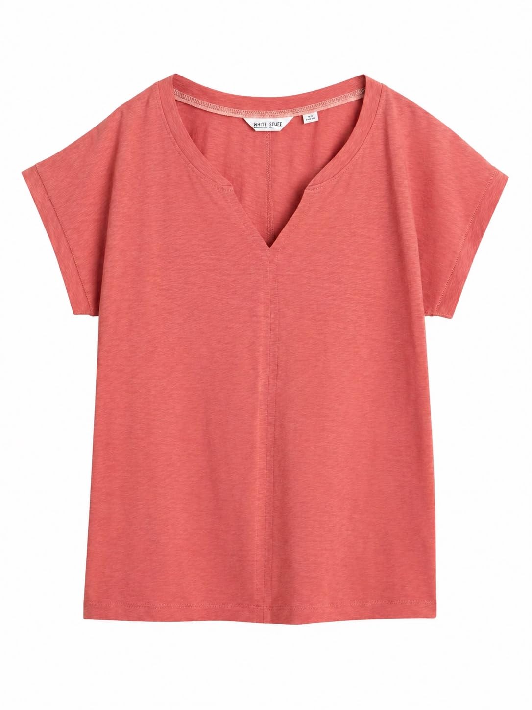 White Stuff Women's Nelly T-Shirt, Mid Pink, 16