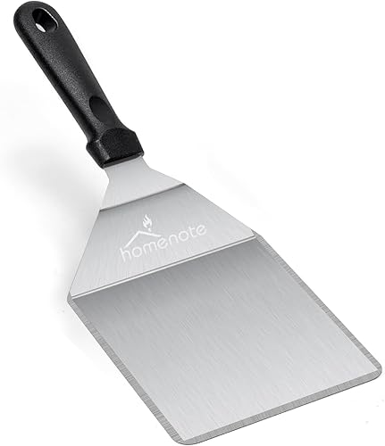 HOMENOTE Espátula para hamburguesas, espátula de hamburguesa extra ancha, espátula profesional para hamburguesas para plancha plana, parrilla de