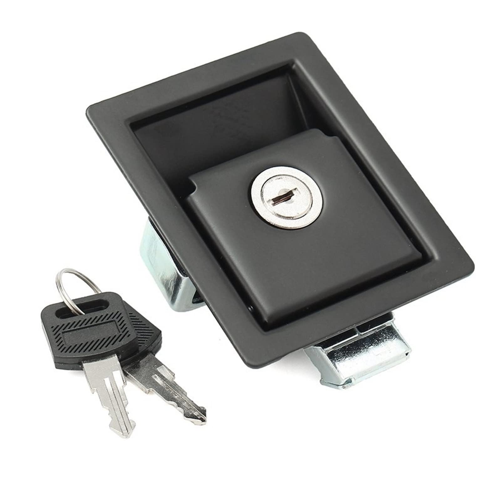 RV Camper Car Entry 4 szt. Uchwyt zamka drzwi stop aluminium z kluczami zestaw bezpieczeństwa zabezpieczenie przed kradzieżą przyczepa kempingowa mechaniczne zamki do drzwi, Akcesoria do samochodów k