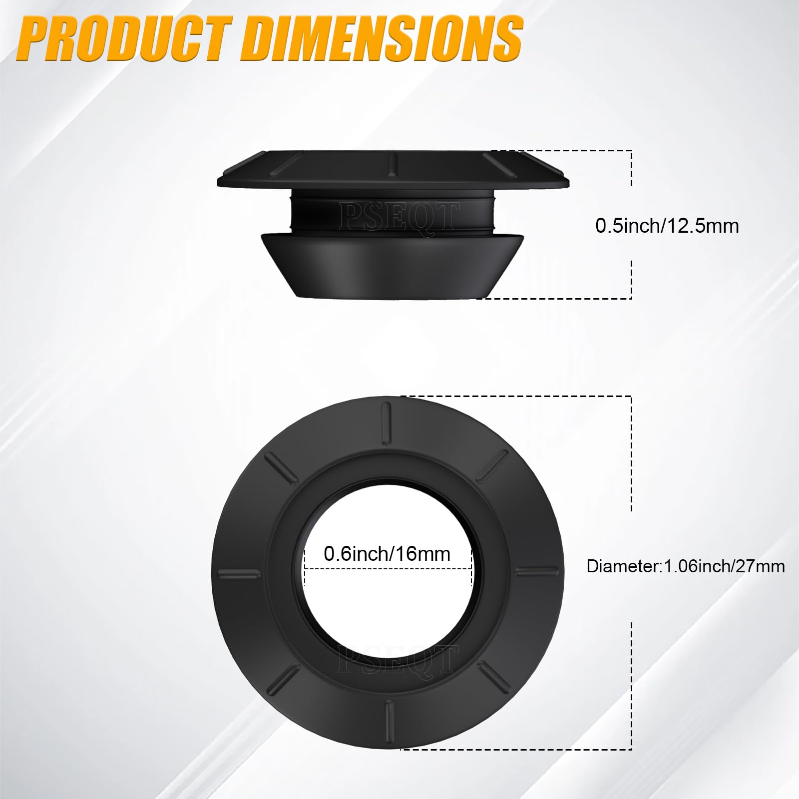 LED Grommets - Waterproof Rubber Seals for Lights -6