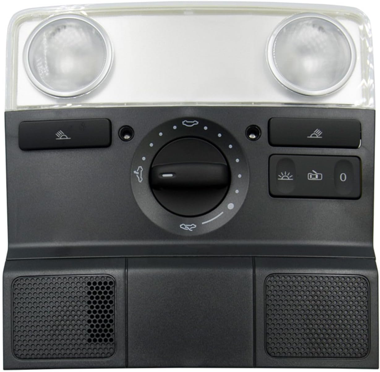 Interior Overhead Sunroof Switch Console Assembly Front Reading Light Lamp Map Dome for VW Jetta MK5 for Passat B6 for Golf 6 for Sagitar for MAGOTAN Replacement 1KD947105AYAH 3KD947133-beige