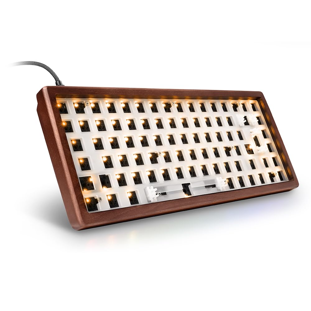 Sharkoon Skiller SGK50 S3 Wood Barebone RGB Gaming Keyboard