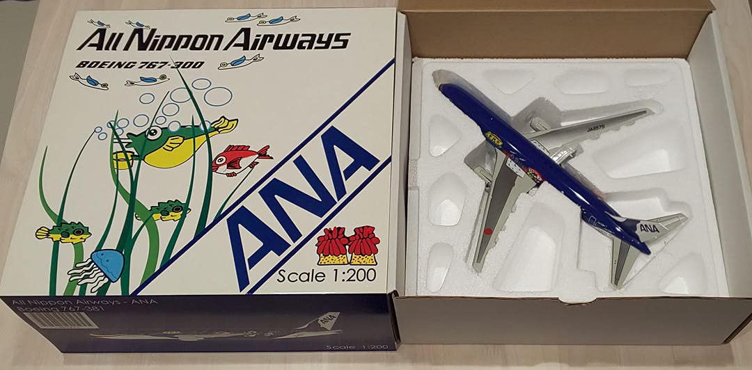 新発売】 1 全日空商事 Amazon.co.jp: 200 B747-400 マリンジャンボ 