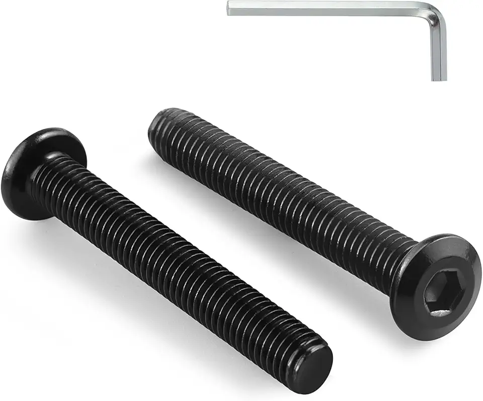 SUNXULIMI M6 X 12mm Flat Head Socket Cap Screws | 304 Stainless Steel Allen Bolts, 50-Pack