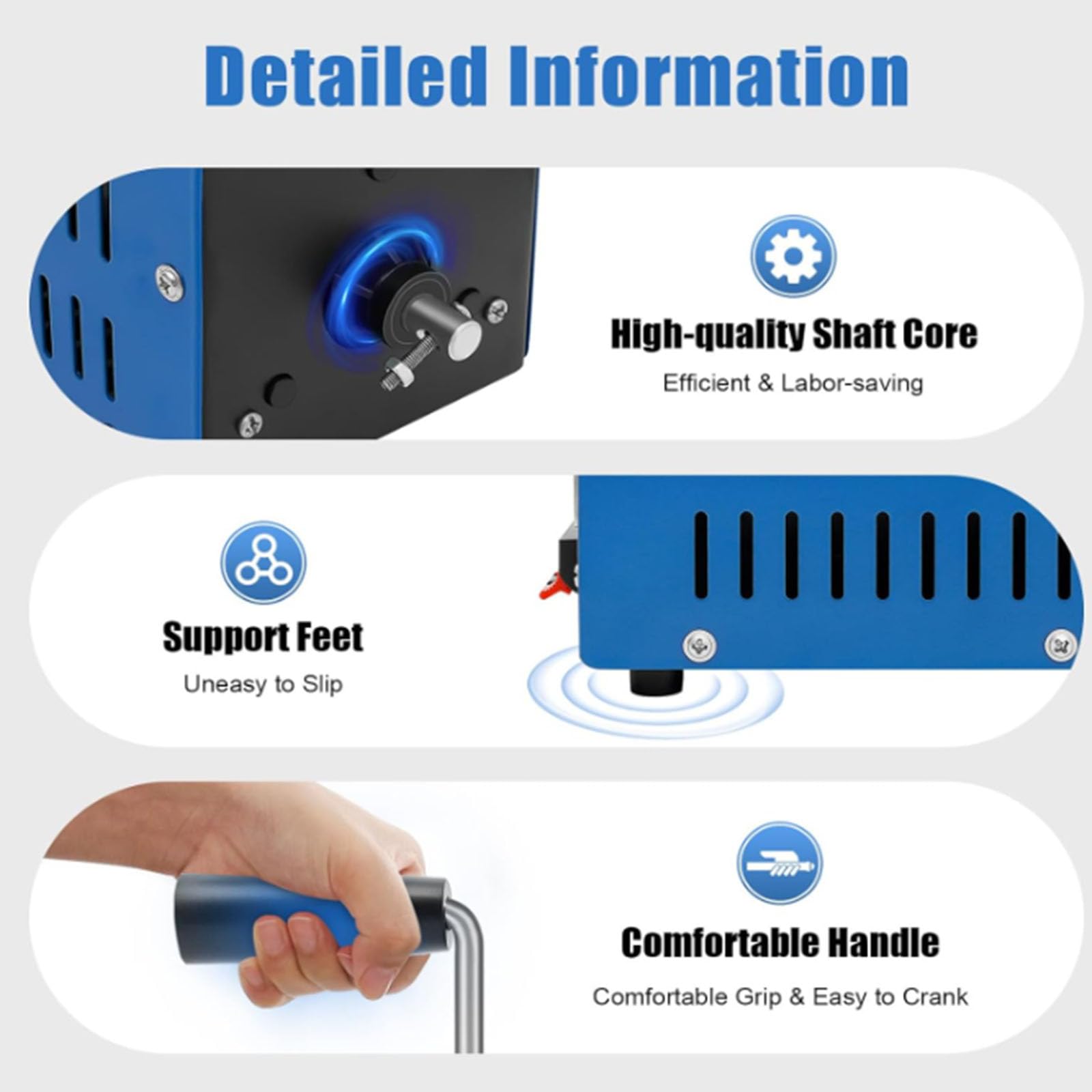 Generatore a Manovella Manuale 20W Portatile per Emergenze con Ricarica USB per Viaggi e Campeggio Impermeabile e Antisfondamento