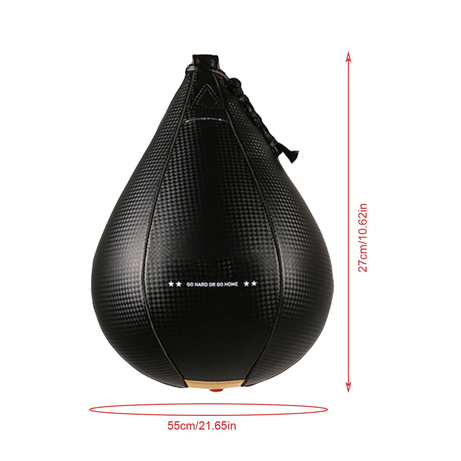 Pelota de boxeo con bolsa de velocidad | Pelota de boxeo de piel sintética con vejiga: equipo de entrenamiento elástico, saco de boxeo de velocidad para gimnasio en casa, entrenamiento de reflejos, fu