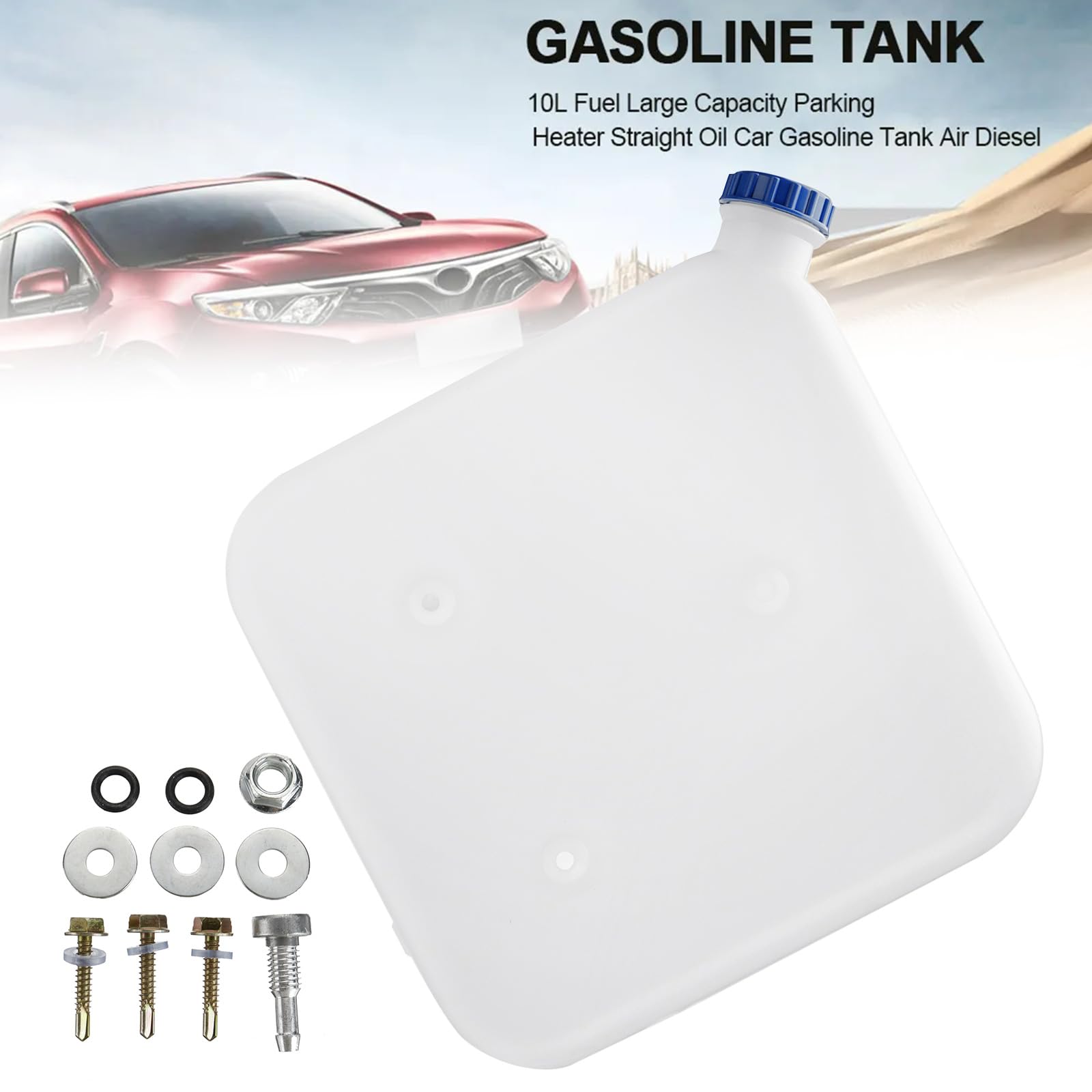 Depósito de combustible, depósito de combustible de 10 L, depósito de aceite, tanque de gasolina, tanque de agua, tanque de agua, caja de aceite universal, organizador portátil, tanque para