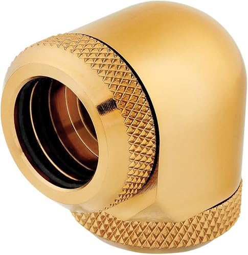 Vista 10 de Corsair Hydro X Series XF Hardline 0.551 in OD Fittings, paquete de cuatro unidades, color blanco