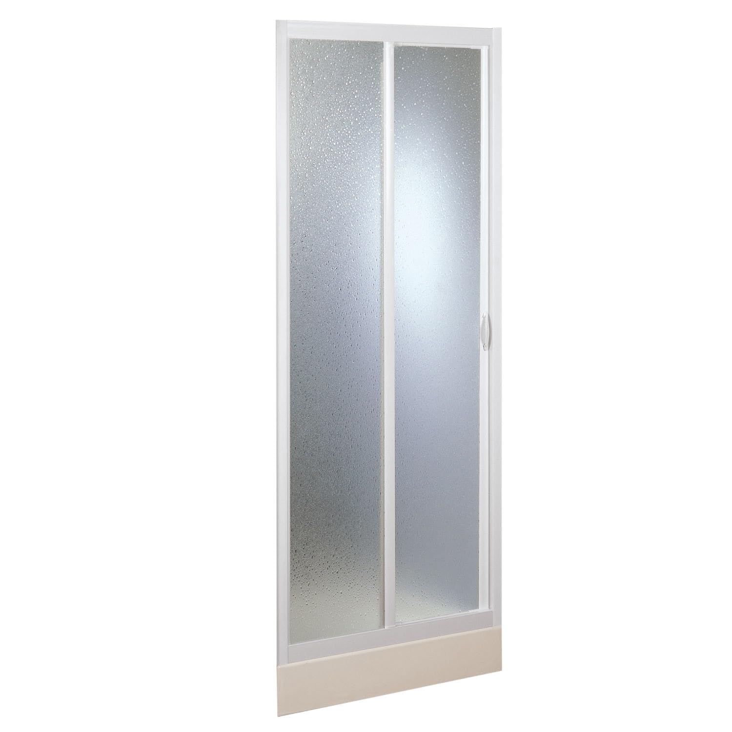Forte Puerta de Ducha 130 CM de Acrílico Mod. Mercurio con Apertura Lateral
