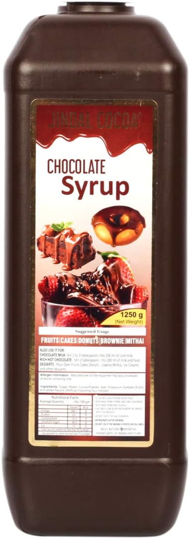 JINDAL CHOCOLATE SYRUP 1.250 KG